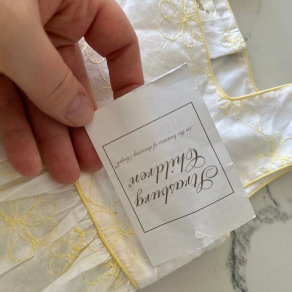 Strasburg Children Yellow Embroidered Dress with Bloomers - 2T - Picture 2 of 6